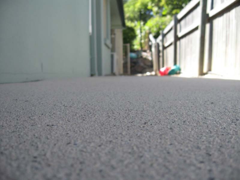 Exposed aggregate side path